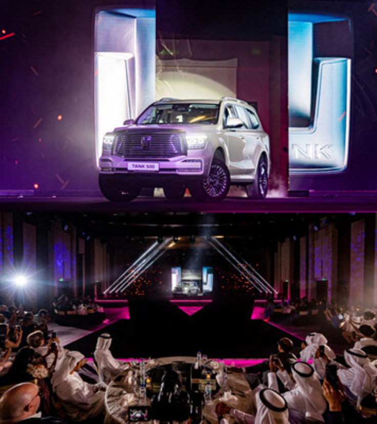 GWM ROZSZERZA GLOBALNY ZASIĘG WPROWADZAJĄC MODEL TANK500 NA RYNEK ZEA